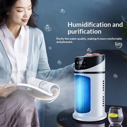 Portable Air Conditioner USB Mini Air Conditioner Air Cooler Fan Water Cooling Fan Air Conditioning Air Cooler for Home Office