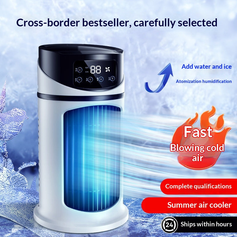 Portable Air Conditioner USB Mini Air Conditioner Air Cooler Fan Water Cooling Fan Air Conditioning Air Cooler for Home Office