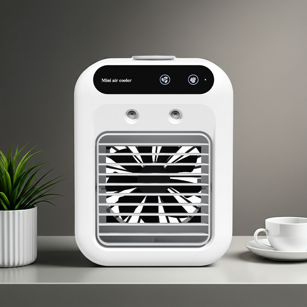 Miniklim Climatiseur Portable USB – Ventilateur Refroidisseur d'air 6 Vitesses, Silencieux, Modèle Y099/A/E"