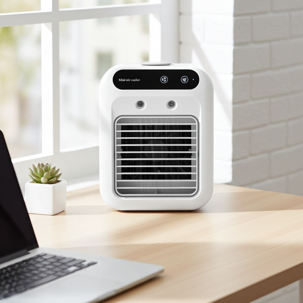 Miniklim Climatiseur Portable USB – Ventilateur Refroidisseur d'air 6 Vitesses, Silencieux, Modèle Y099/A/E"